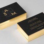 in nhanh name card phủ viền nhũ vàng 4 cạnh