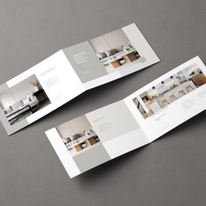 Brochure gấp đôi