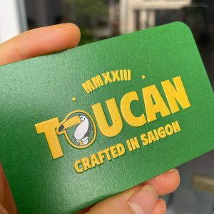 Name card dập nổi