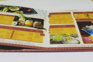 menu mở phẳng