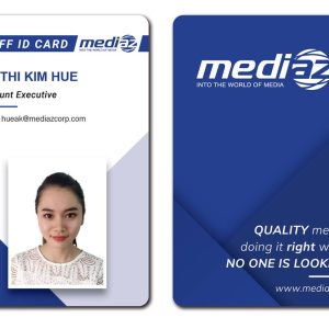 in thẻ nhân viên bằng pvc