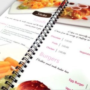 menu đóng lò xo
